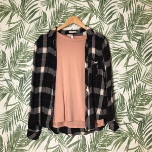 Le Lis Navy and Cream Flannel